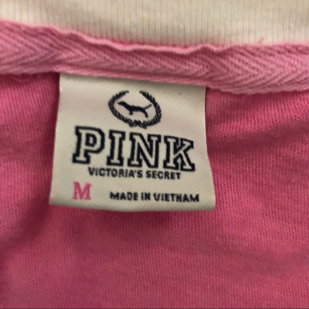 Vintage VS PINK Varsity Short Sleeve Tee - Picture 9 of 10